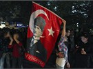 Tisíce lidí protestují i v tureckém hlavním mst Ankae. Do prvodu si s sebou...