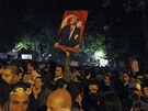 Protestovat proti turecké vlád pily v Ankae davy lidí. (6. ervna 2013)