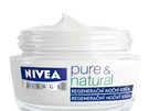 Noní pleový krém Pure & Natural s bio arganovým olejem a aloe vera, Nivea,