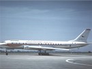 Letoun Tu-104 OK-NDD, znien pi nehod u Tripolisu 