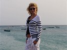 Thotná Iveta Vítová na poslední dovolené u moe ped porodem (erven 2013)