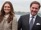 védská princezna Madeleine a Chris O'Neill (8. kvtna 2013)