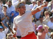 POSTUP. panlsk tenista Rafael Nadal postoupil do finle Roland Garros.
