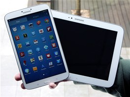 Dva z nové - tetí - generace tablet Galaxy Tab pedstavil Samsung tento...