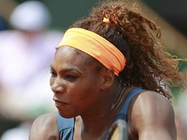 ABSOLUTNÍ KONCENTRACE. Serena Williamsová ve finále Roland Garros.