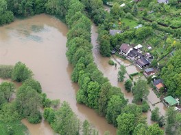 eka Radbuza mezi plzeskou ástí Litice a obcí Lhota.