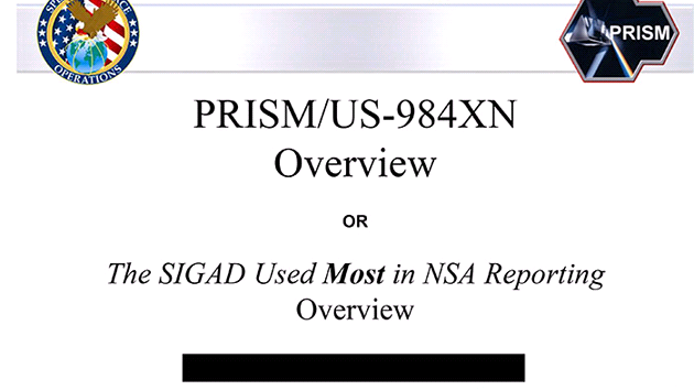 Operace PRISM spadá pod operace NSA se speciálními zdroji, což obvykle značí spolupráci s důvěryhodnými americkými společnostmi.