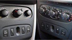 Ovládání ventilace vzduchu je mechanická klasika. V nií výbav bez