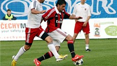 NA PLNÝ VÝKON. Gattuso nezvolnil ani p�i exhibici. U�aslí diváci sledovali, jak...