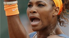 JÁ! Serena Williamsová ve finále Roland Garros.