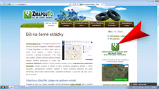 Naplavený odpad m��ete jednodu�e nahlásit i p�es web, sta�í rozkliknout...