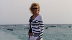 Těhotná Iveta Vítová na poslední dovolené u moře před porodem (červen 2013)