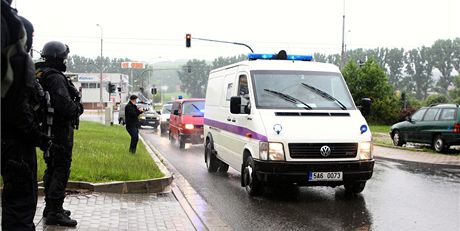 Miroslav Maslk dorazil do Zlna v jedn z osmi policejnch dodvek.