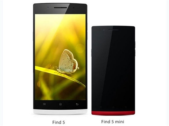 Oppo Find 5 a zmenená verze Find 5 mini