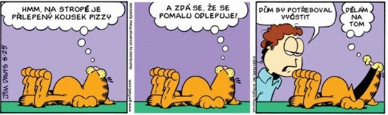 Komiksov Garfield slav 35. narozeniny