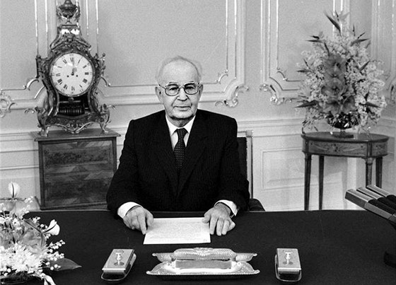 Novoroní projev prezidenta Gustáva Husáka v lednu 1989