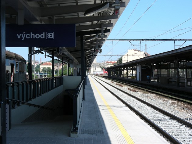 Na holešovickém nádraží bylo pro cestující otevřeno po rekonstrukci 3.