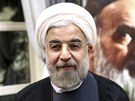 Nov zvolený prezident Íránu Hasan Ruhání (17. ervna 2013)
