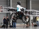 První veřejný vzlet českého létajícího kola Flying Bike (12. června 2013)