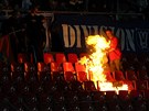 Brnntí a bratislavtí fotbaloví fanouci "slavili" výroí Zbrojovky i