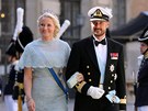 Norský princ Haakon a jeho manelka Mette-Marit