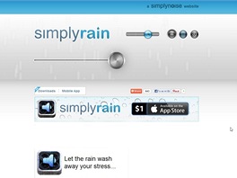 Rain.SimplyNoise.com: Nejpovedenější a zvukově nejvěrnější dešťová on-line...