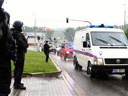 Miroslav Maslk dorazil do Zlna v jedn z osmi policejnch dodvek.