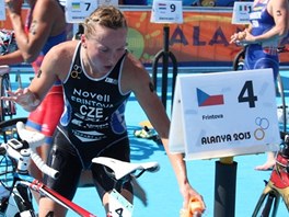 Vendula Frintov zskala na mistrovstv Evropy v olympijskm triatlonu