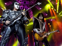 Legendární hardrocková kapela Kiss vystoupila 14.6. 2013 v praské O2 arén. 