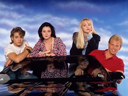 Hrdinové seriálu Beverly Hills 90210: Jason Priestley, Shannen Dohertyová,...