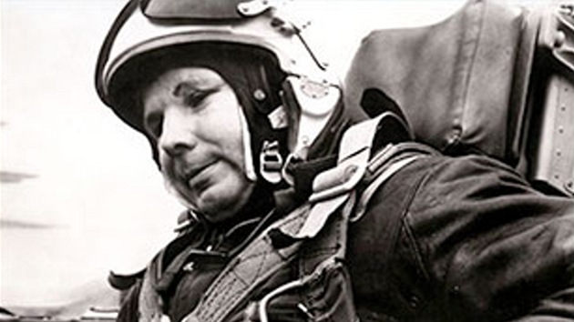 Jedna z posledních Gagarinových fotografií z poátku roku 1968 z pípravy na...