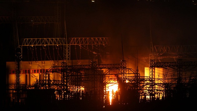 Požár rozvodné stanice Chodov, 18. června 2013