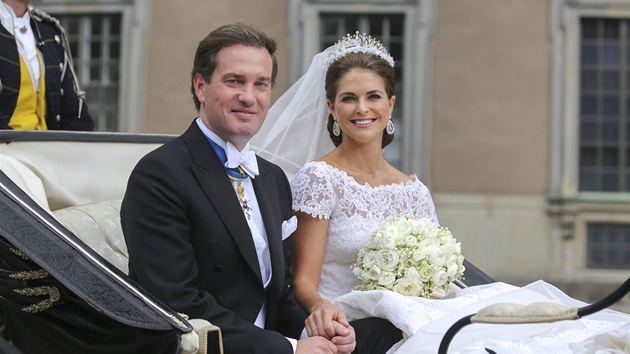 vdsk princezna Madeleine a Chris O'Neill se vzali. (8. ervna 2013)