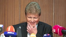 �éf olomouckého vrchního státního zastupitelství Ivo I�tvan p�i tiskové