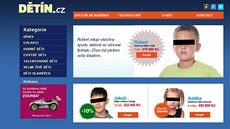 Fiktivní e-shop na prodej d�tí nazvaný D�tín upozor�uje na problematiku