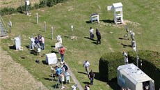 Meteorologické zázemí v Koeticích.