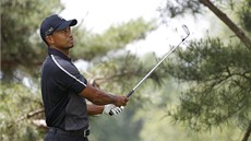 Tiger Woods pi tréninku na US Open