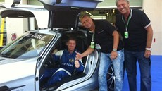 Jozef Chovanec (vpravo) a Horst Siegl (uprost�ed) se spolu setkali ve Spojených arabských emirátech.
