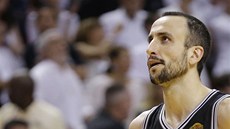 Manu Ginóbili ze San Antonia nakonec odeel ze estého finále NBA zklamaný.