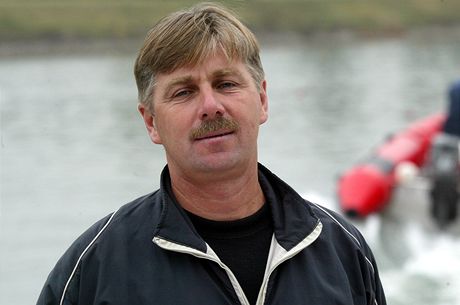 Sergej Krujakov, ruský kou vesla ijící v Praze.
