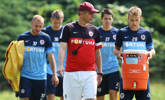 Fotbalisté Sparty se pipravují na novou sezonu. V erveném jejich trenér