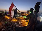 Demonstrace proti egyptskému prezidentovi Mursímu na káhirském námstí Tahrír...