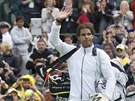 NEEKANÝ KONEC. Dvojnásobný vítz Rafael Nadal se louí s Wimbledonem u po