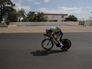 TRÉNINK NA KORSICE. Jeden z favorit Tour de France Alberto Contador. 