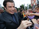 Herec John Travolta na zahájení 48. roníku mezinárodního filmového festivalu v