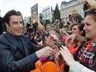 Herec John Travolta na zahájení 48. roníku mezinárodního filmového festivalu v
