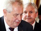 Prezident Milo Zeman jmenoval novým premiérem Jiího Rusnoka. (25. ervna