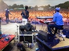 Zpvák Aloe Blacc zazpíval 22. ervna na desátém roníku festivalu United...