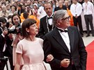 Jií Bartoka a jeho manelka Andrea na zahájení 48. roníku MFF Karlovy Vary