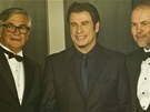 Jií Bartoka, John Travolta a Marek Eben na zahájení 48. roníku MFF Karlovy